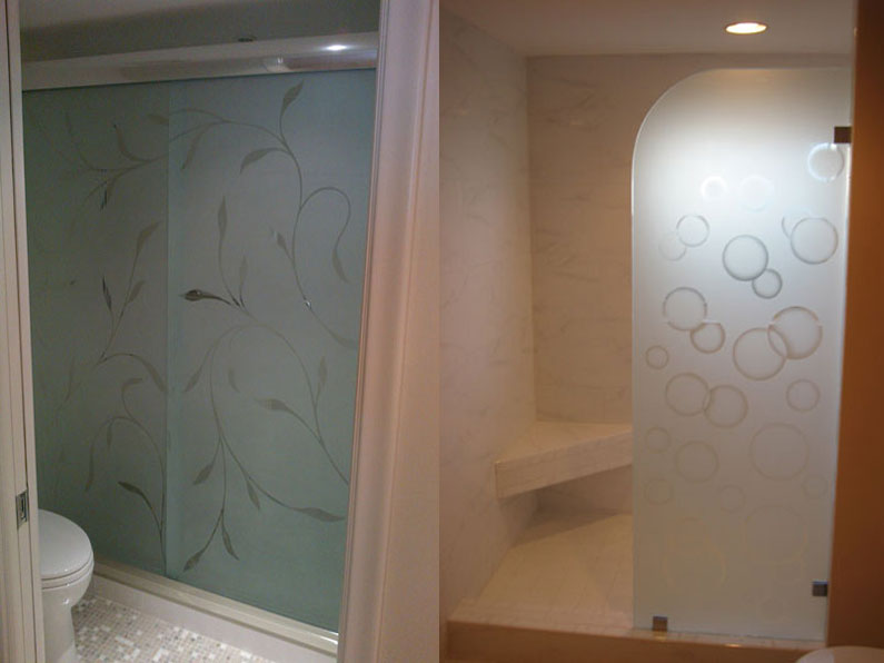 Glass Etching - Custom Etched Glass. Create artwork on glass or privacy